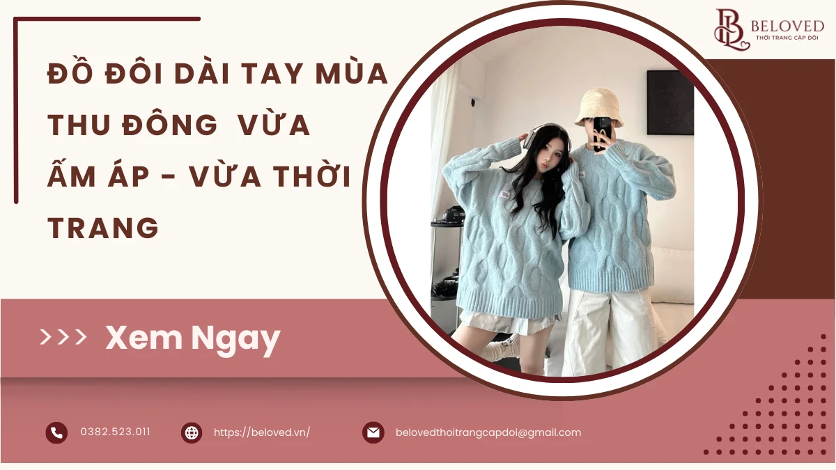 đồ đôi dài tay mùa thu đông
