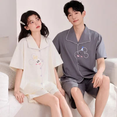 Đồ Ngủ Đôi Ngắn Tay – Xu Hướng Thời Trang Cặp Đôi Được Yêu Thích Nhất Hiện Nay