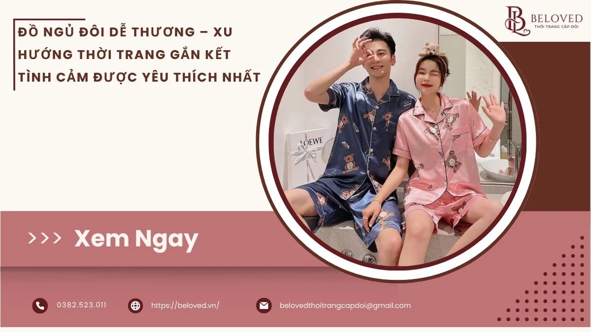 Đồ ngủ đôi dễ thương